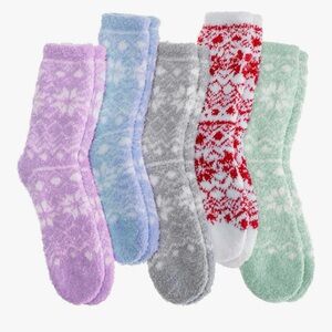 Choose 1 Fuzzy Slipper Socks Thick Fluffy Warm Winter Cozy Plush ~ New